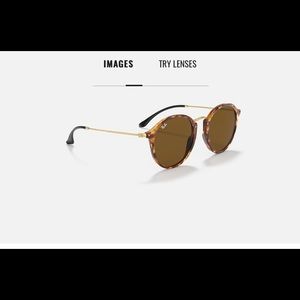 Ray-Ban round tortoise shell sunglasses